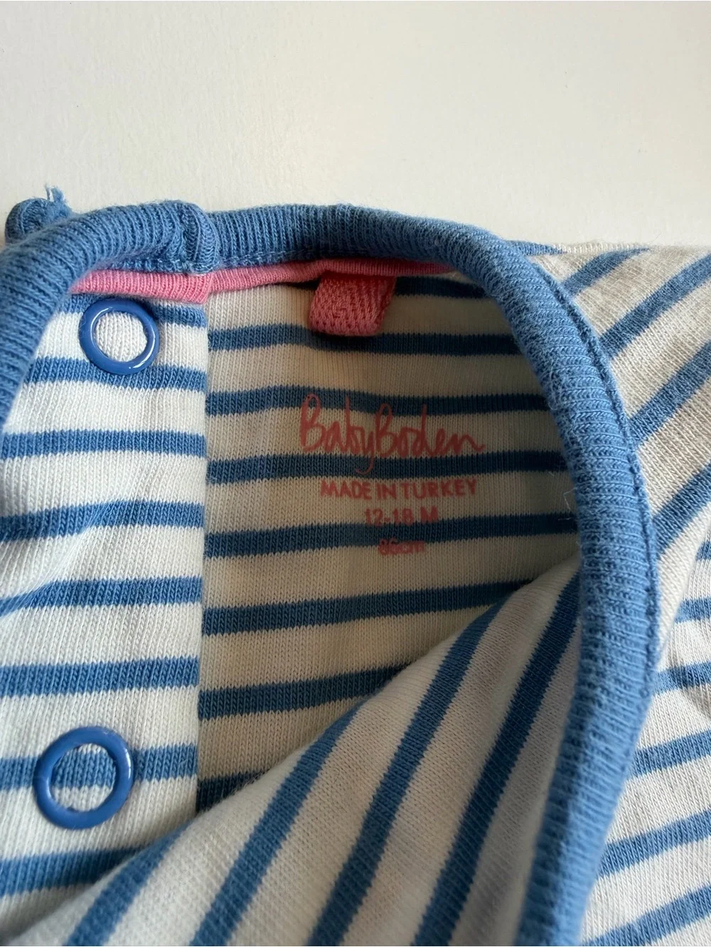 Baby Boden Floral and Stripe Dress Set